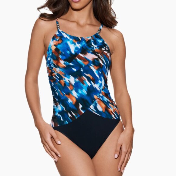Magicsuit 'Chic Mystique Lisa' One-Piece Swimsuit, Black Multi - Picture 1 of 3